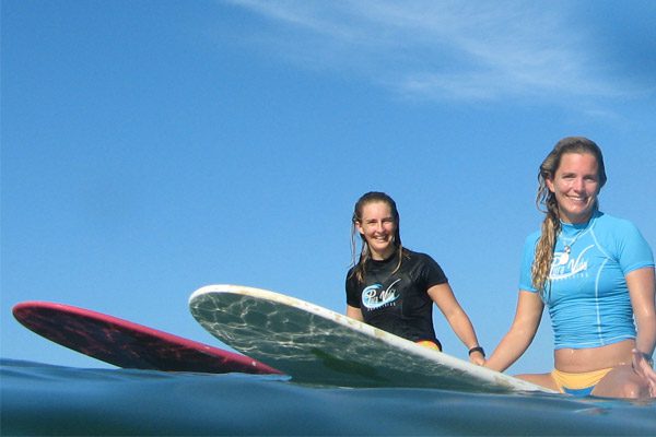 Women Surfing At Surf Camp Costa Rica