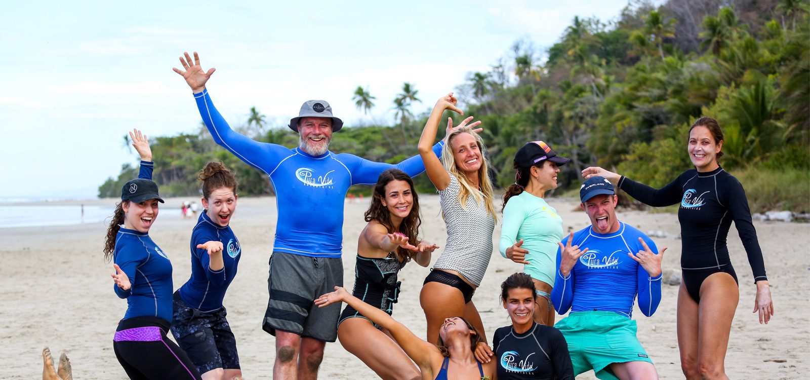 Costa Rica Surf Camp Participants having fun