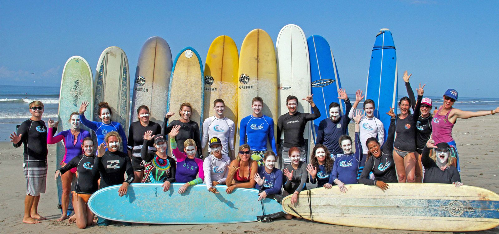 Group Picture Taking at Costa Rica Surf Camp